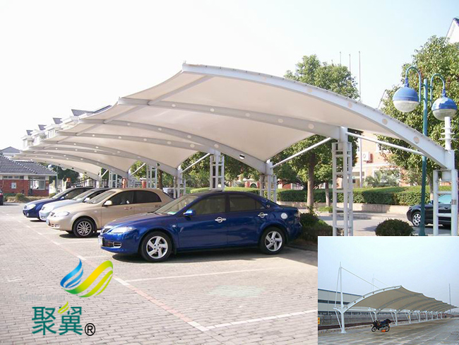 合肥膜結(jié)構(gòu)汽車停車棚圖紙工程