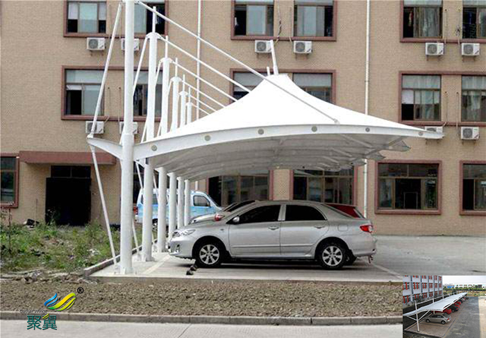 合肥安裝膜結(jié)構(gòu)汽車停車棚景觀棚圖紙工程廠家