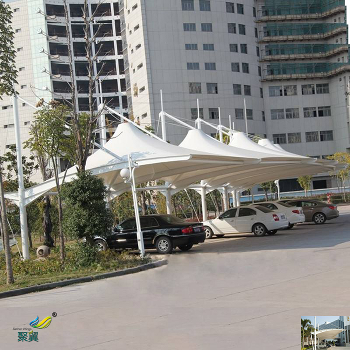 合肥安裝膜結(jié)構(gòu)汽車停車棚景觀棚定制廠家