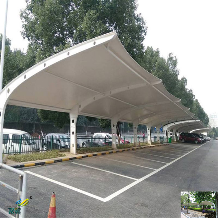 張家港安裝鋼膜結(jié)構(gòu)汽停車棚定制廠家報(bào)價(jià)圖片