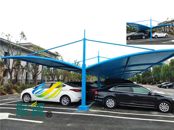  膜結構車棚新型棚|汽車停車棚可質保30年
