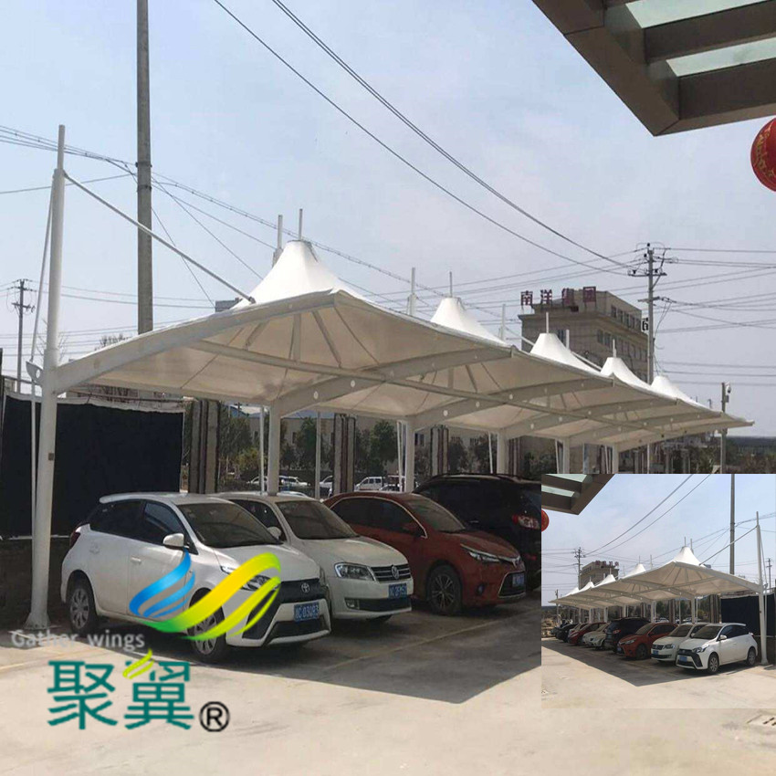 汽車(chē)棚在修建注意事項(xiàng)|膜結(jié)構(gòu)汽車(chē)停車(chē)棚安全穩(wěn)固