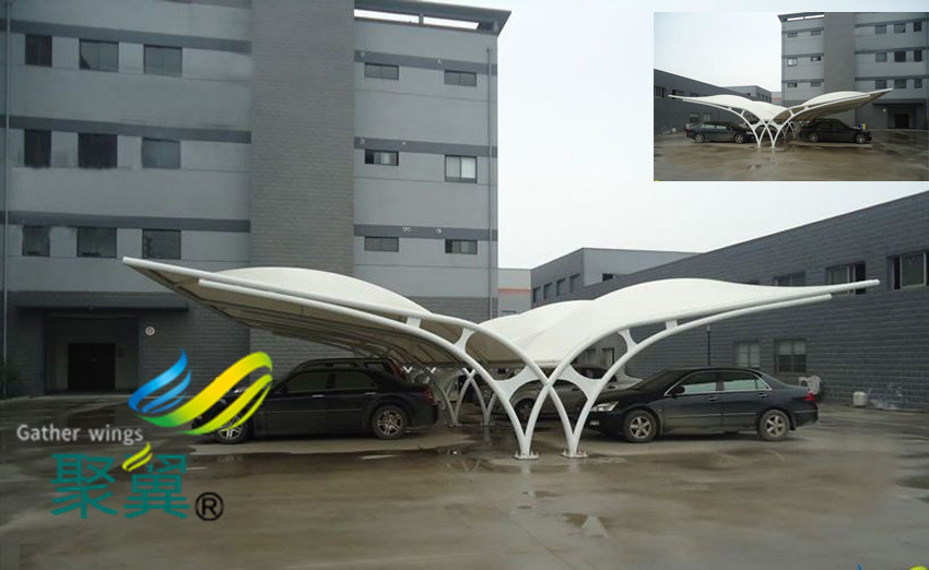  膜結(jié)構(gòu)停車(chē)棚時(shí)尚流行|新型材料應(yīng)用推廣